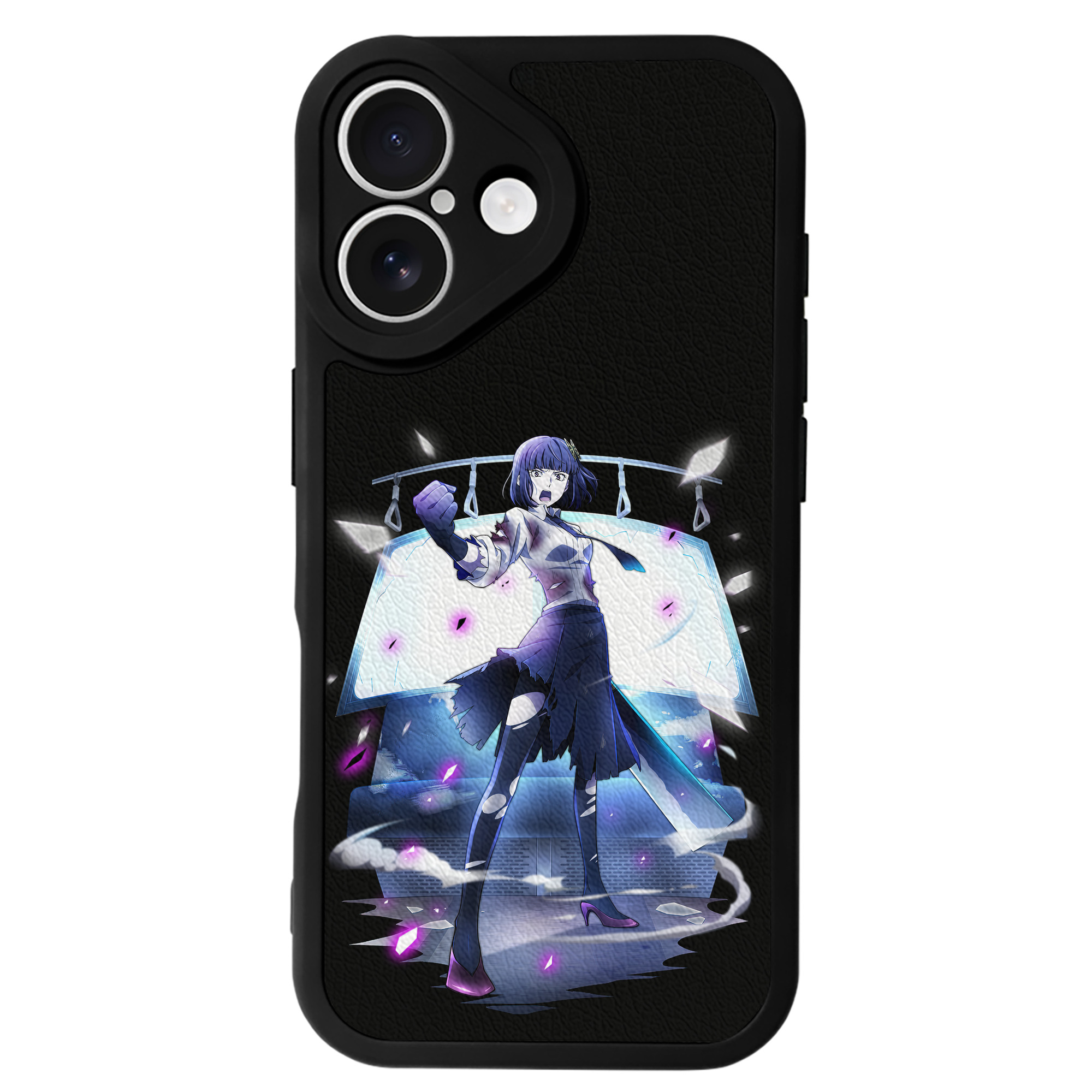 （画像用） 文豪ストレイドッグス Bungo Stray Dogs 【iPhone 16シリーズ対応】シリコンスマホケース（レザー調） 材質：シリコン